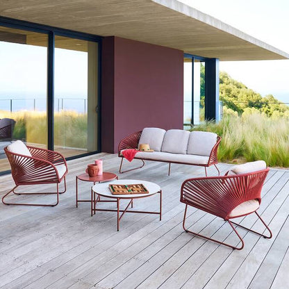 Salon de jardin BELANO Acajou