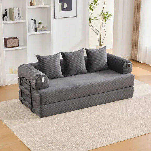 Canapé compressé modulable avec structure en métal - homavodiscount