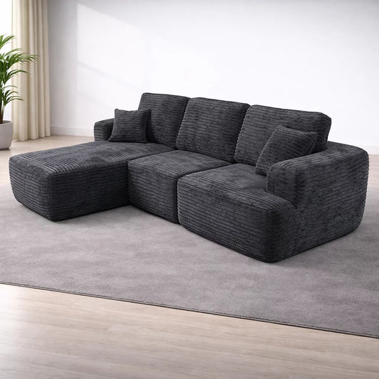 Canapé d'angle compressé - homavodiscount