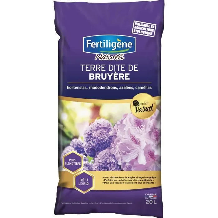 FERTILIGENE Terre dite de Bruyère - 20 L
