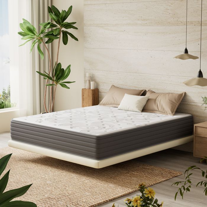 HOMAVO Matelas Ensachés 90x200 cm Epaisseur 25cm, 7 Zones - homavodiscount