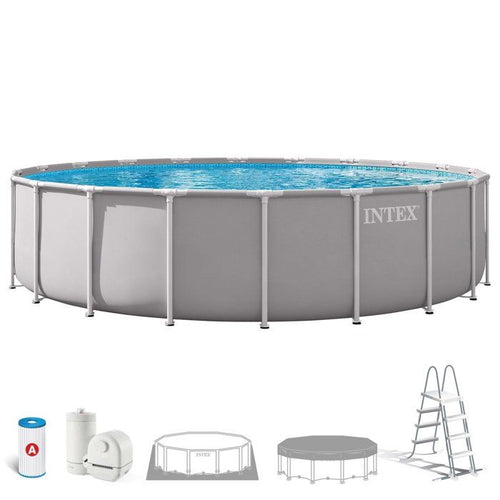 Kit Piscine hors sol tubulaire INTEX - Pris Frame - 610 x 132 cm - Ronde