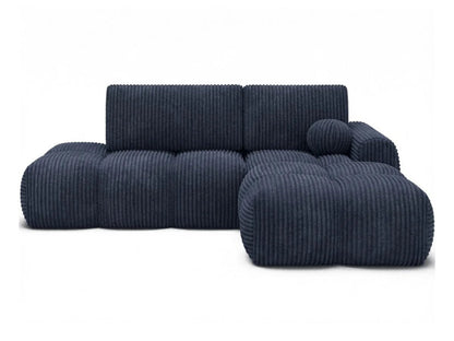 KLÉBER Canapé d’Angle Kléber - Bleu - homidiscount