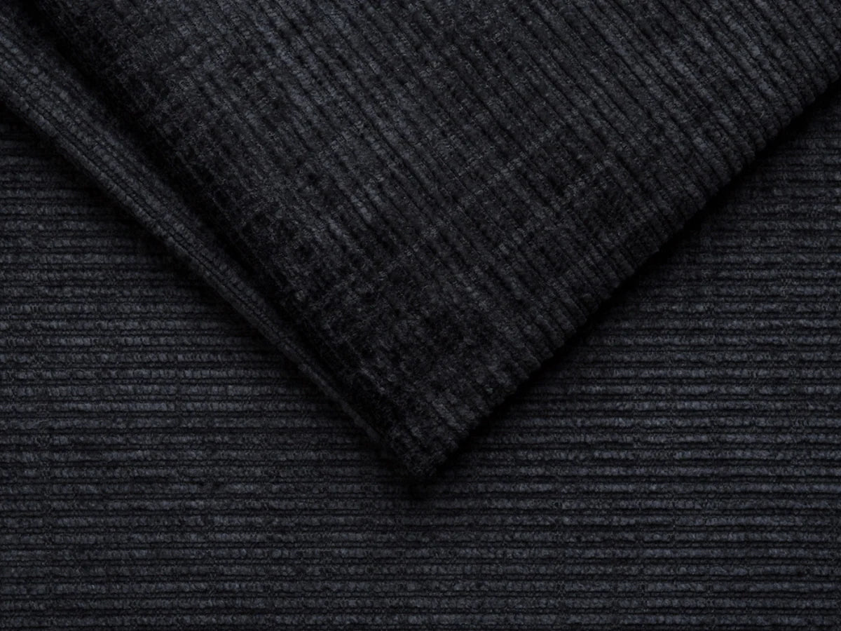 MONTPARNASSE Canapé d'angle convertible - Noir - homidiscount