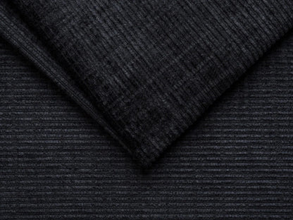 MONTPARNASSE Canapé d'angle convertible - Noir - homidiscount