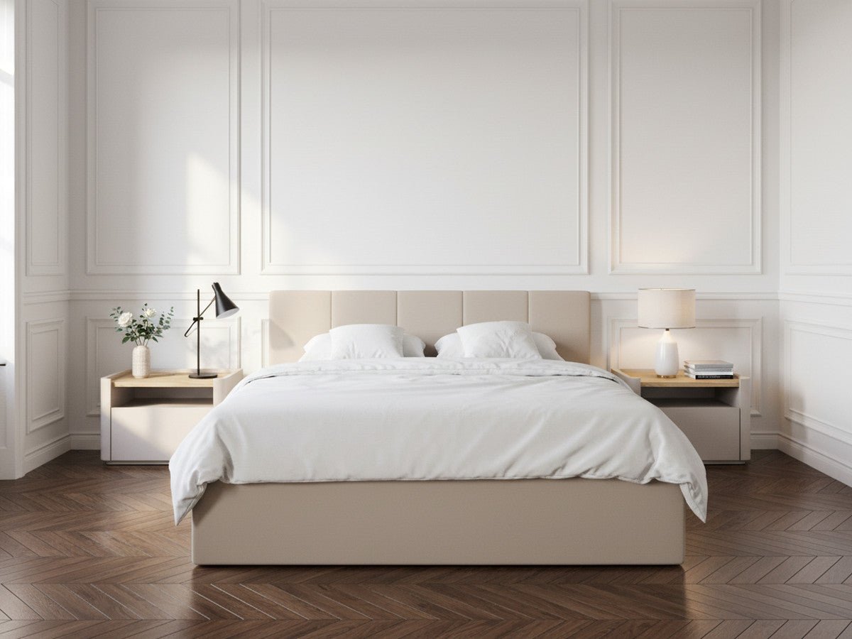 VIVARA Lit coffre VIVARA rangement XL - homidiscount
